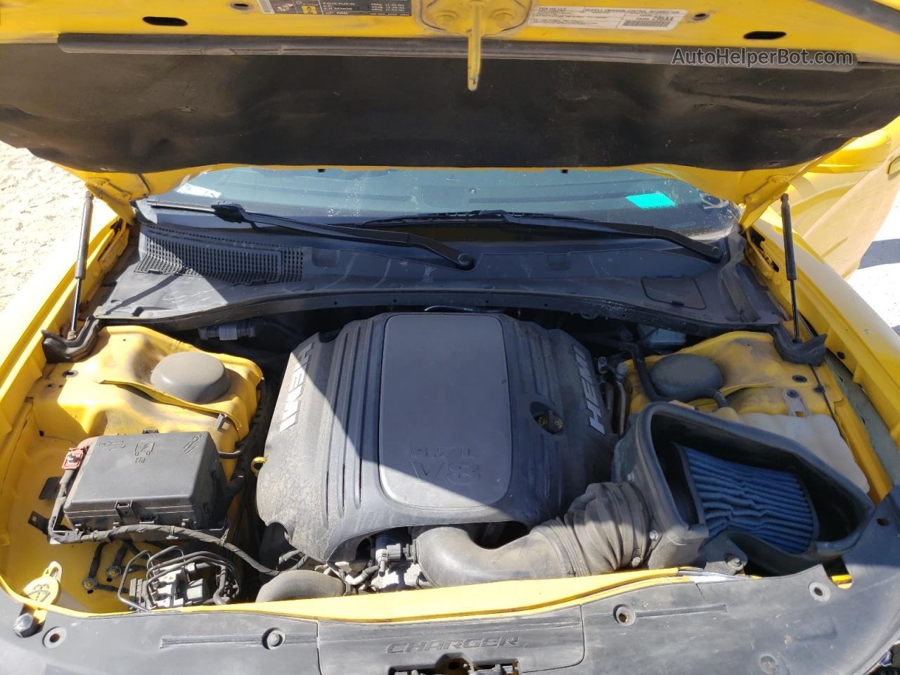 2018 Dodge Charger R/t Желтый vin: 2C3CDXCTXJH215824