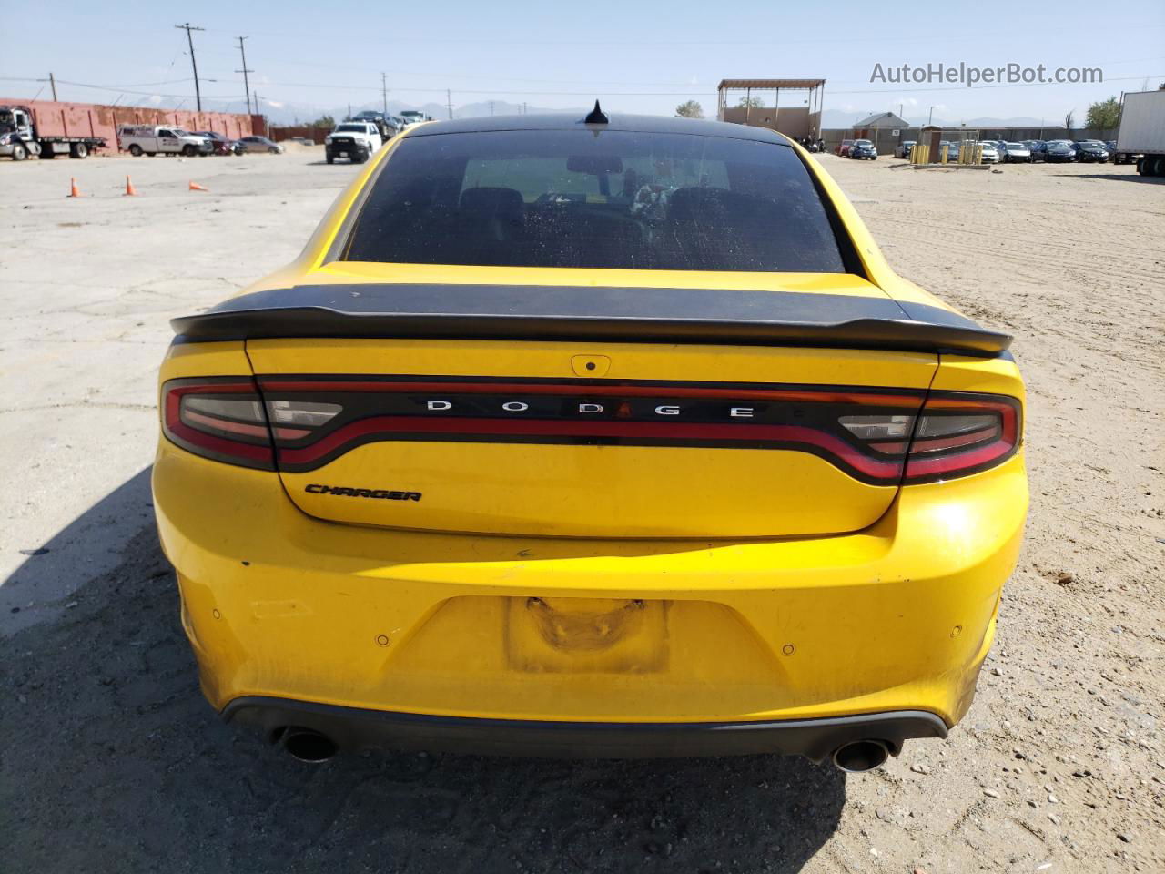 2018 Dodge Charger R/t Желтый vin: 2C3CDXCTXJH215824