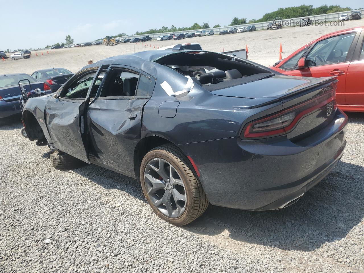 2018 Dodge Charger R/t Charcoal vin: 2C3CDXCTXJH233238