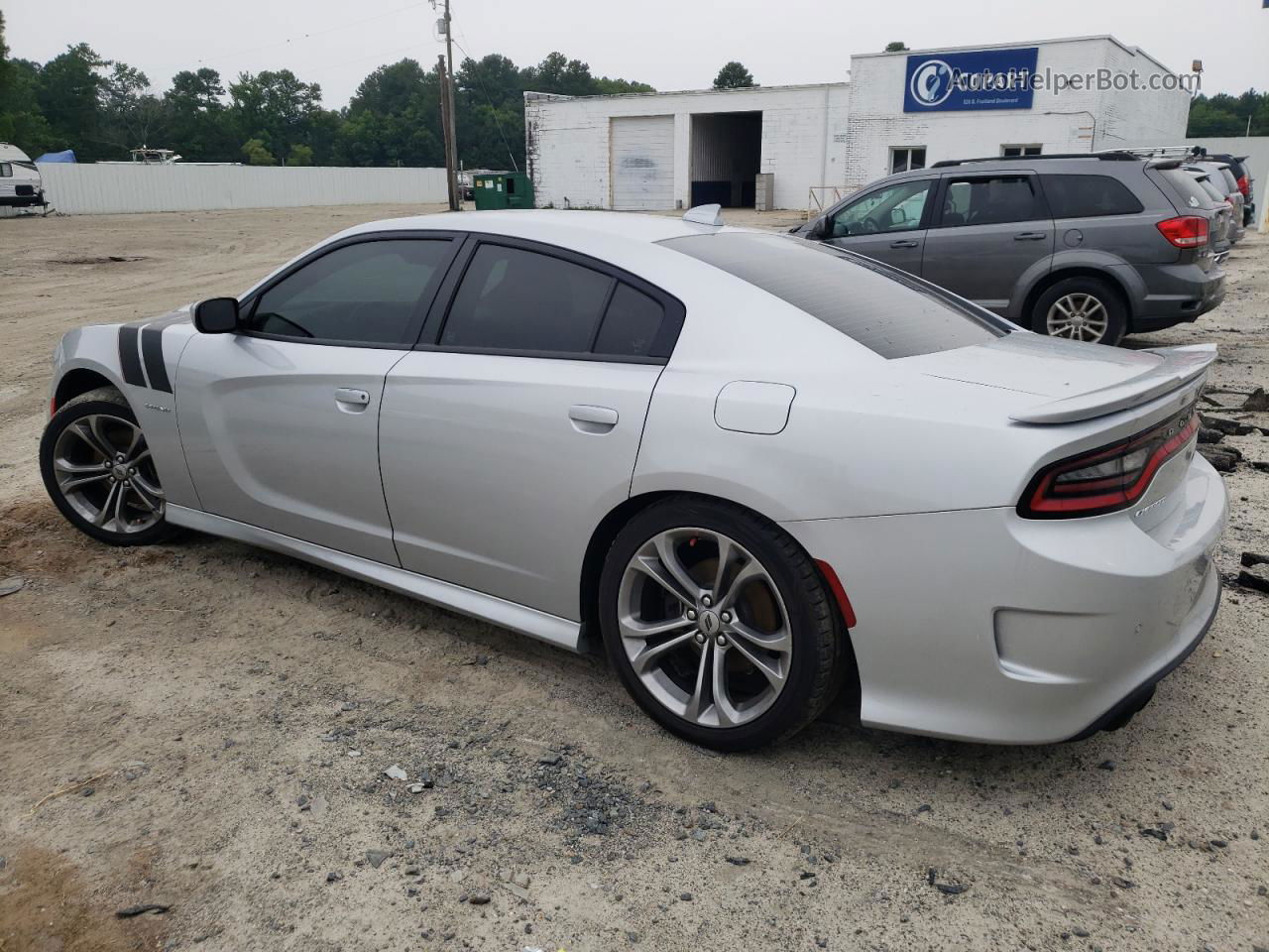 2021 Dodge Charger R/t Серебряный vin: 2C3CDXCTXMH524939