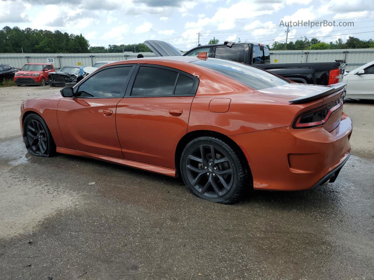 2021 Dodge Charger R/t Orange vin: 2C3CDXCTXMH561702