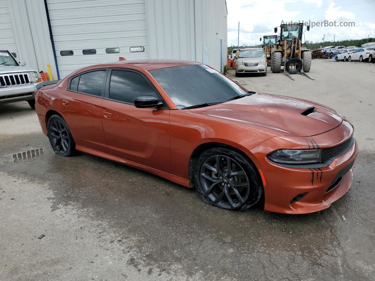 2021 Dodge Charger R/t Orange vin: 2C3CDXCTXMH561702