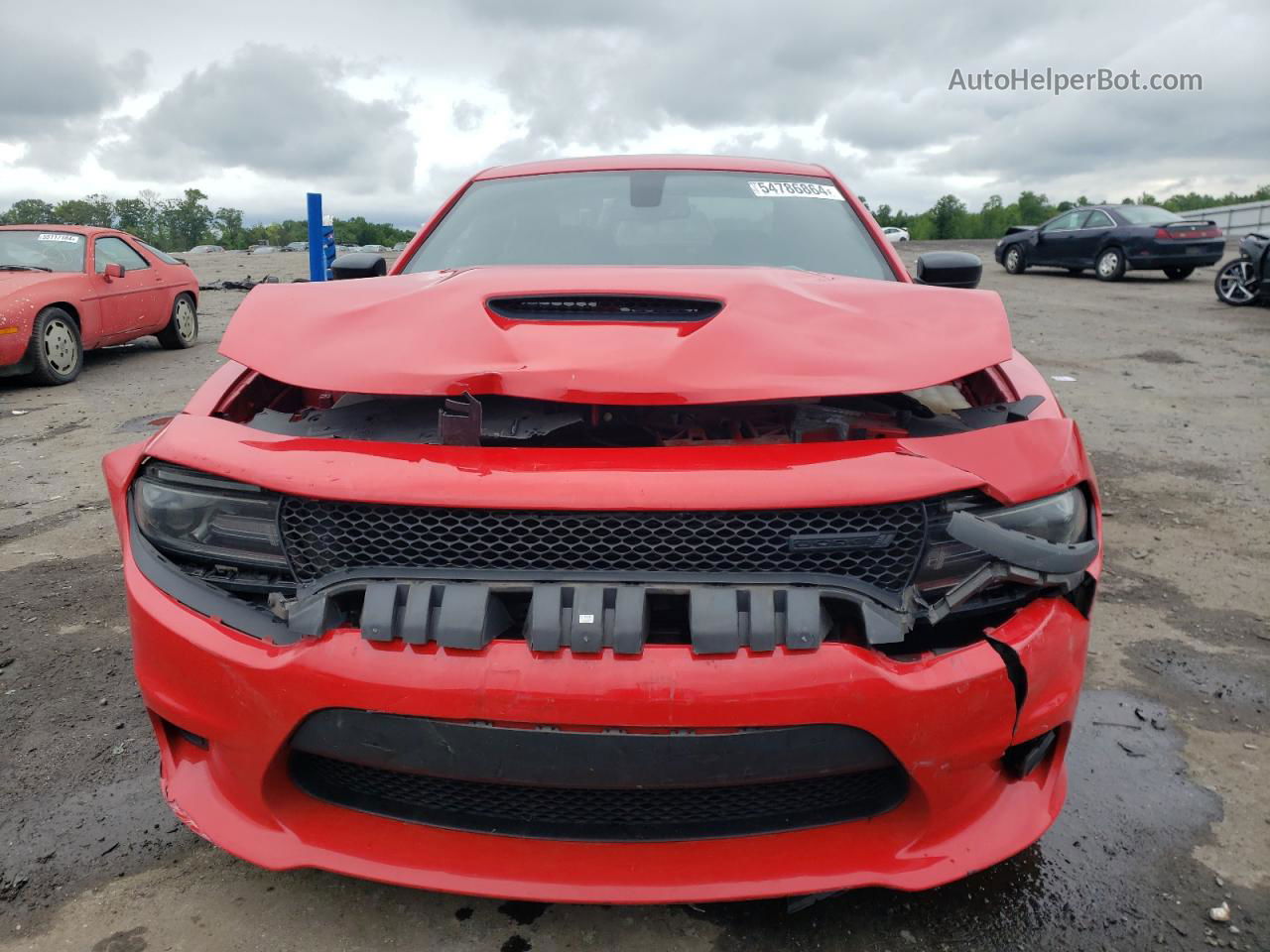 2021 Dodge Charger R/t Красный vin: 2C3CDXCTXMH566253