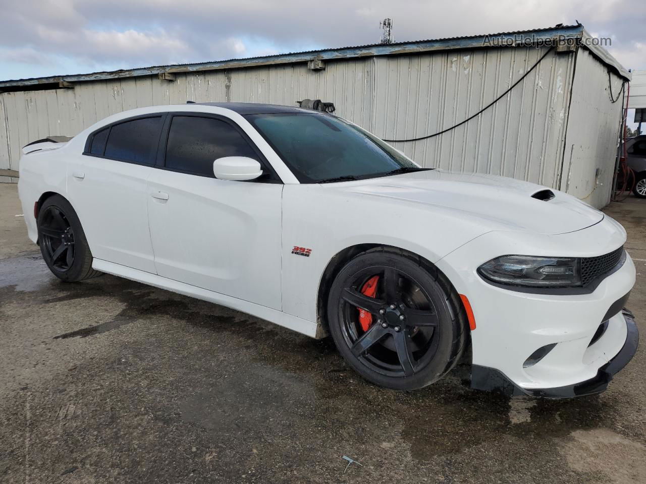 2016 Dodge Charger Srt 392 White vin: 2C3CDXEJ2GH276833