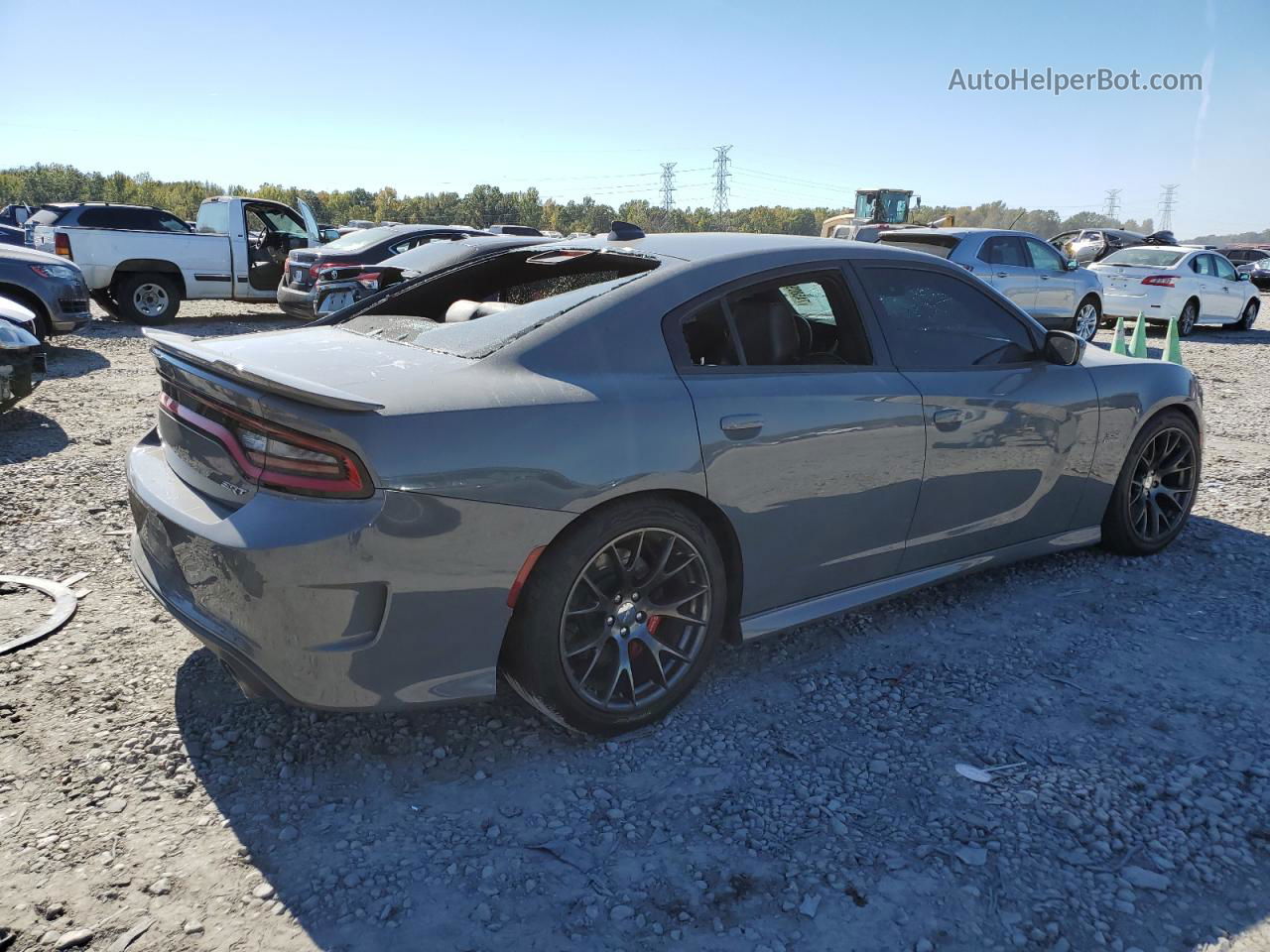 2017 Dodge Charger Srt 392 Gray vin: 2C3CDXEJ3HH505148