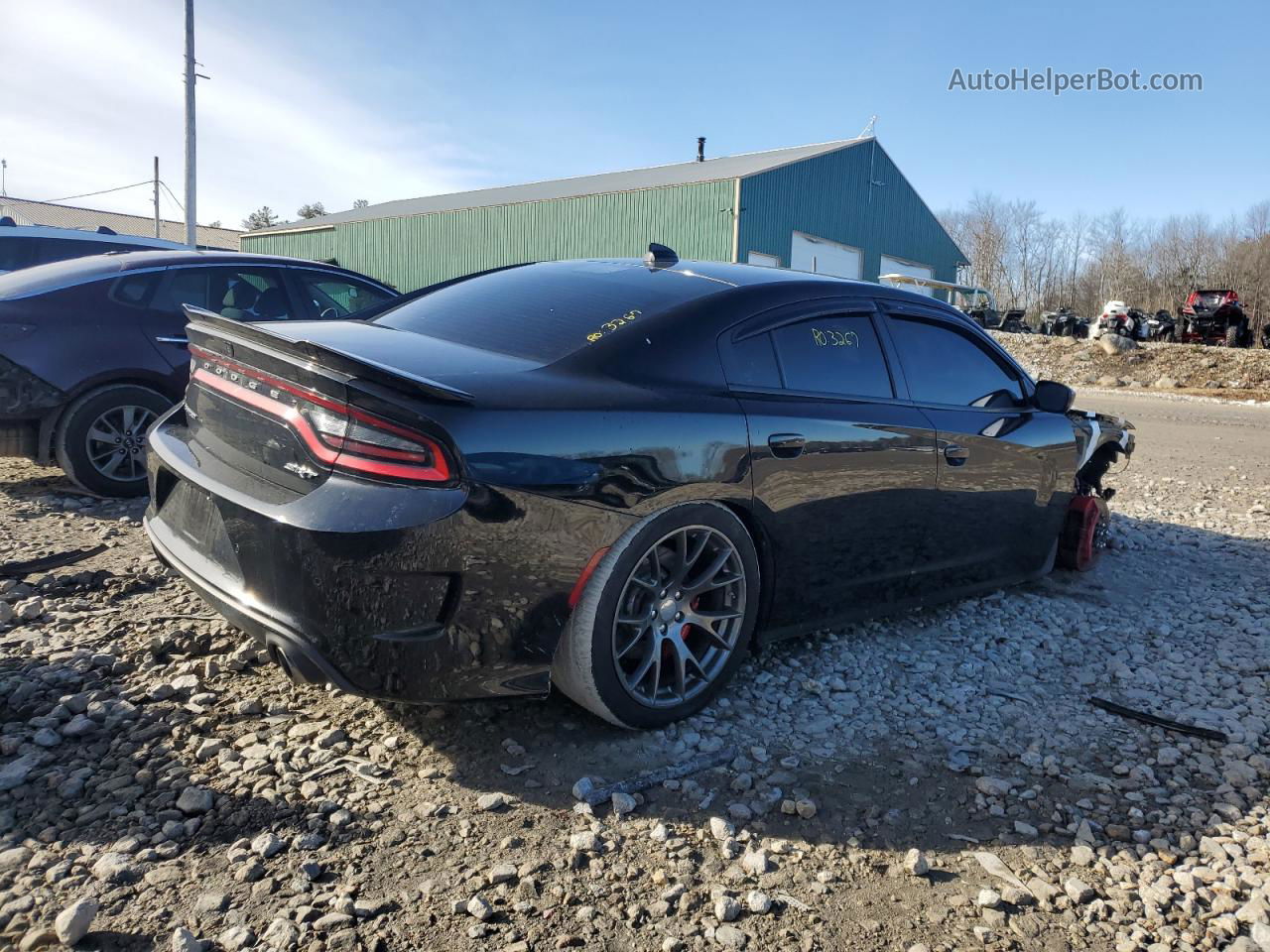 2016 Dodge Charger Srt 392 Черный vin: 2C3CDXEJ8GH205054