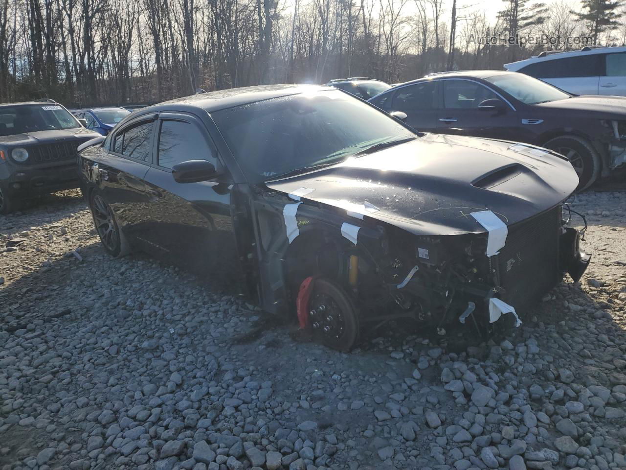 2016 Dodge Charger Srt 392 Black vin: 2C3CDXEJ8GH205054