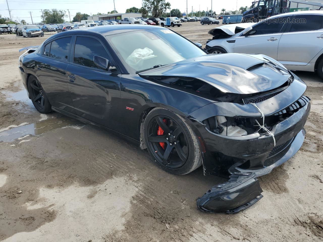 2018 Dodge Charger Srt 392 Black vin: 2C3CDXEJ8JH184942