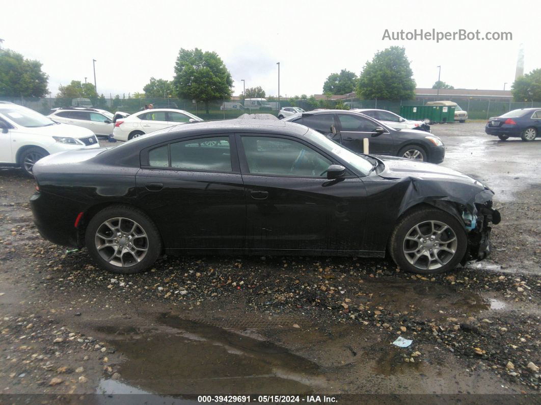 2016 Dodge Charger Se Black vin: 2C3CDXFG3GH141024