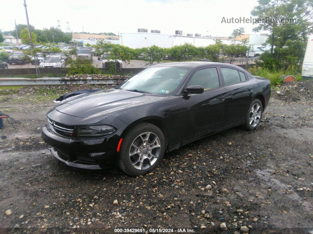 2016 Dodge Charger Se Black vin: 2C3CDXFG3GH141024