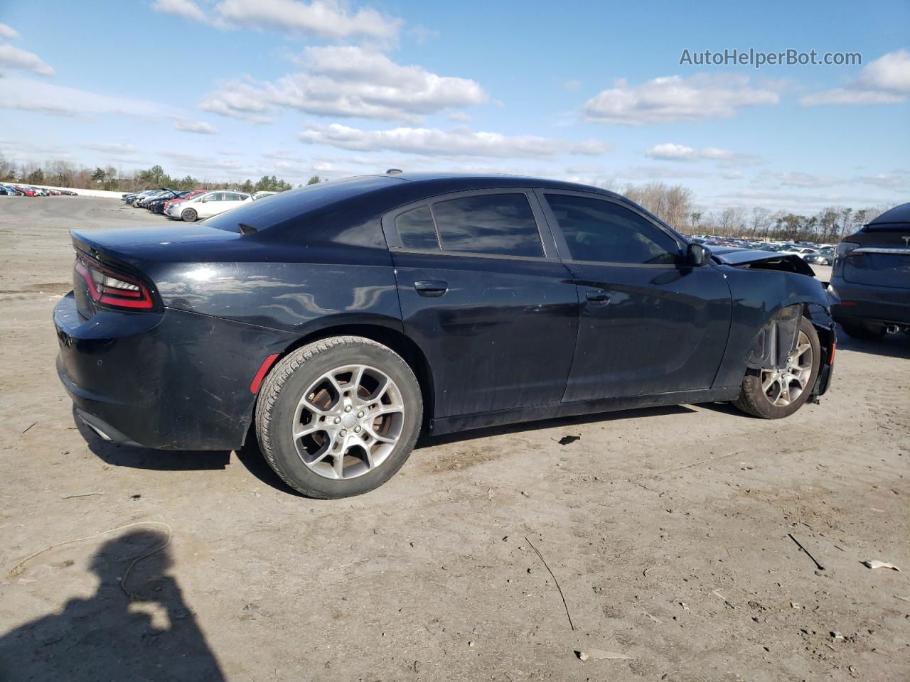 2016 Dodge Charger Se Черный vin: 2C3CDXFG4GH140867