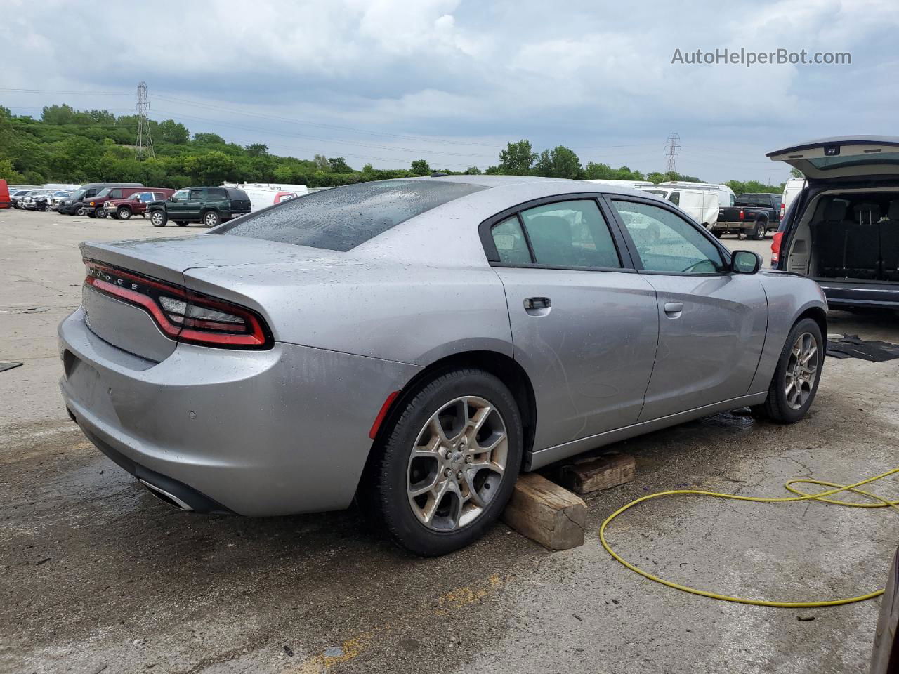 2017 Dodge Charger Se Gray vin: 2C3CDXFG7HH511571