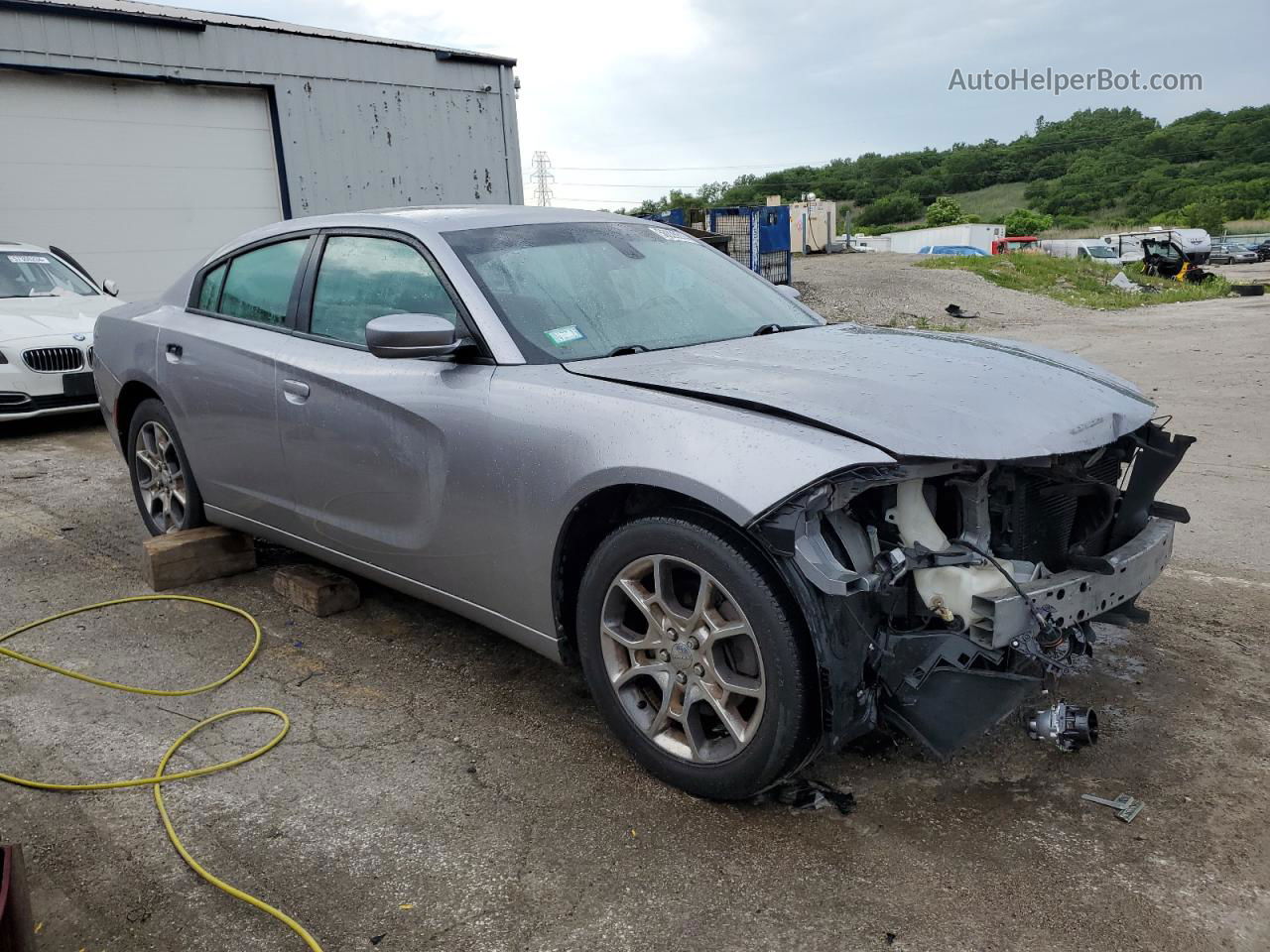 2017 Dodge Charger Se Gray vin: 2C3CDXFG7HH511571