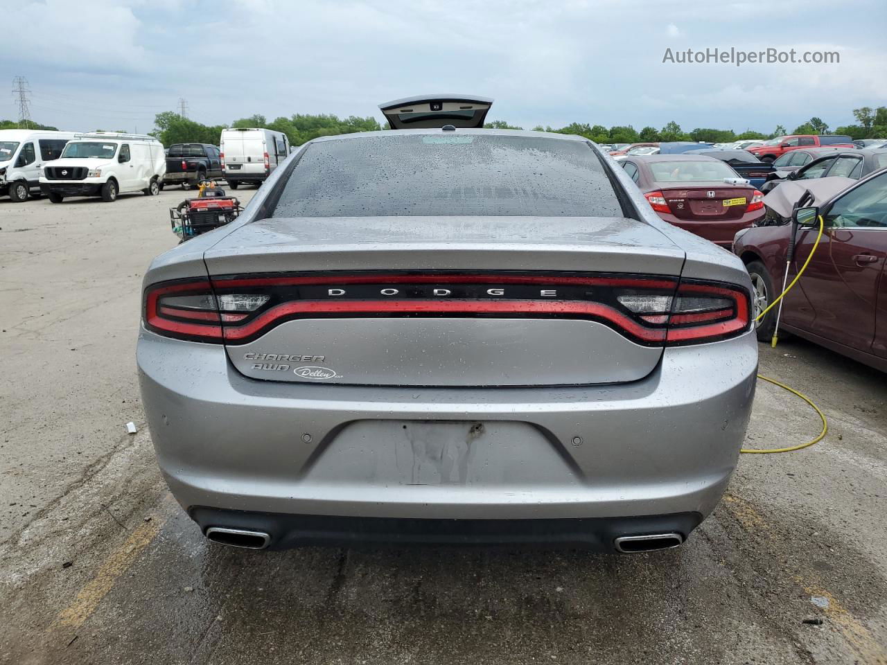 2017 Dodge Charger Se Gray vin: 2C3CDXFG7HH511571