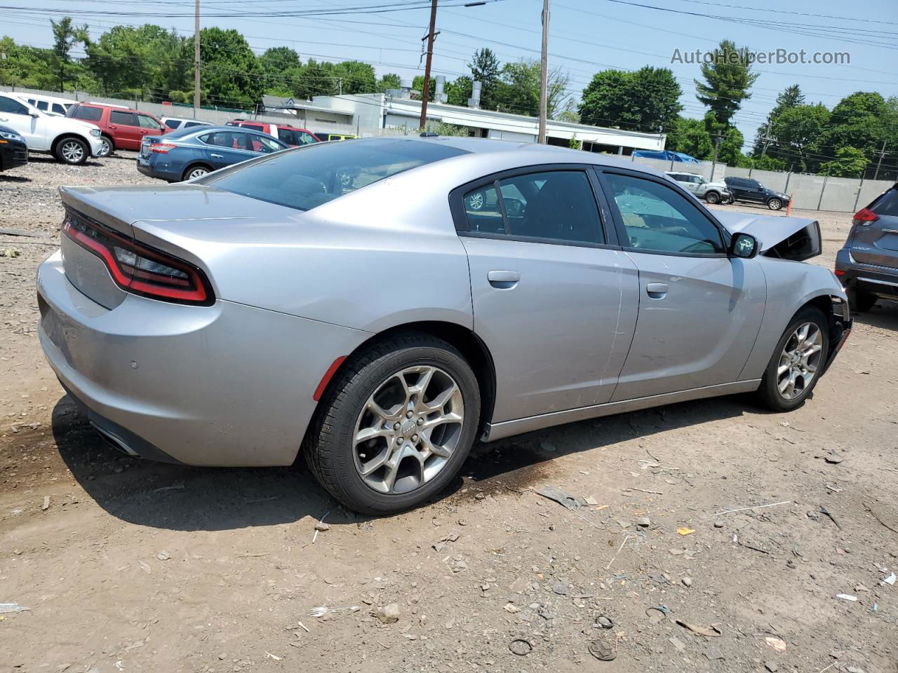 2016 Dodge Charger Se Серебряный vin: 2C3CDXFG8GH319851