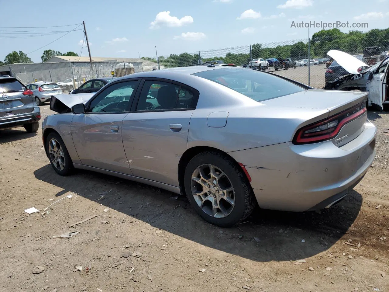 2016 Dodge Charger Se Серебряный vin: 2C3CDXFG8GH319851