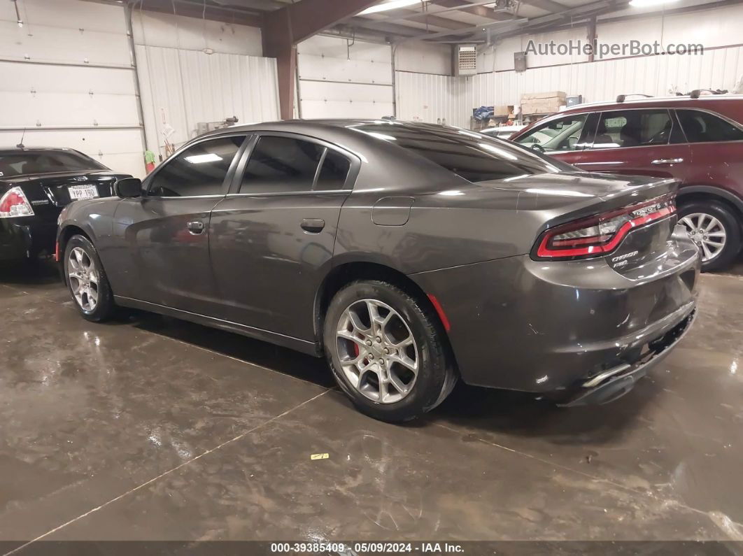 2016 Dodge Charger Se Gray vin: 2C3CDXFGXGH127668