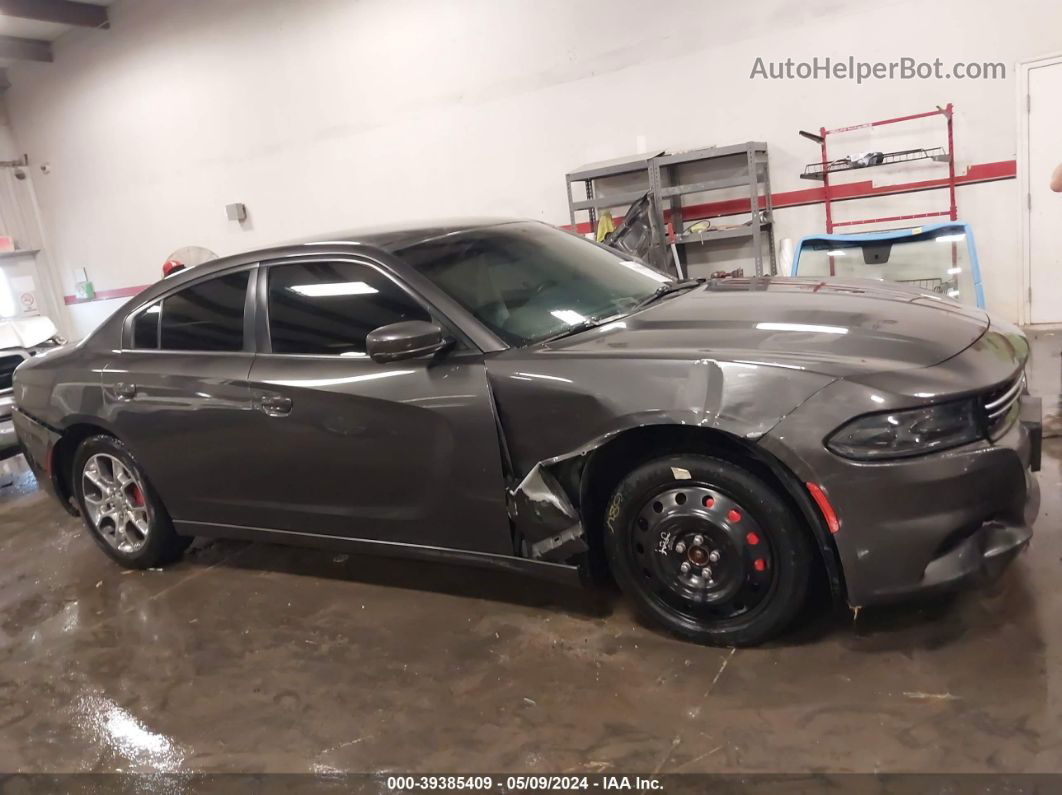 2016 Dodge Charger Se Gray vin: 2C3CDXFGXGH127668