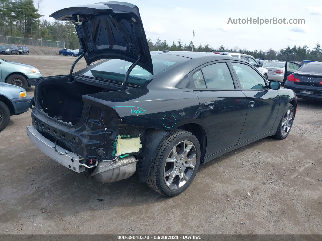 2016 Dodge Charger Se Black vin: 2C3CDXFGXGH165563