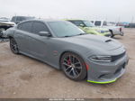 2017 Dodge Charger R/t Scat Pack Rwd Gray vin: 2C3CDXGJ0HH556717