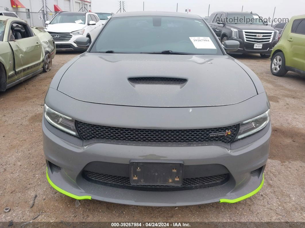 2017 Dodge Charger R/t Scat Pack Rwd Gray vin: 2C3CDXGJ0HH556717