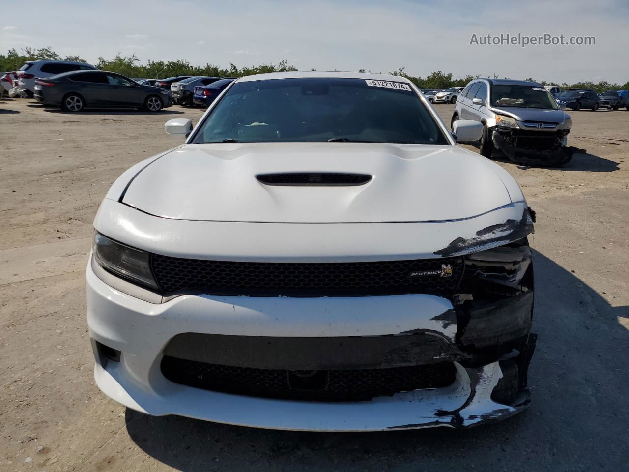 2018 Dodge Charger R/t 392 White vin: 2C3CDXGJ0JH158123