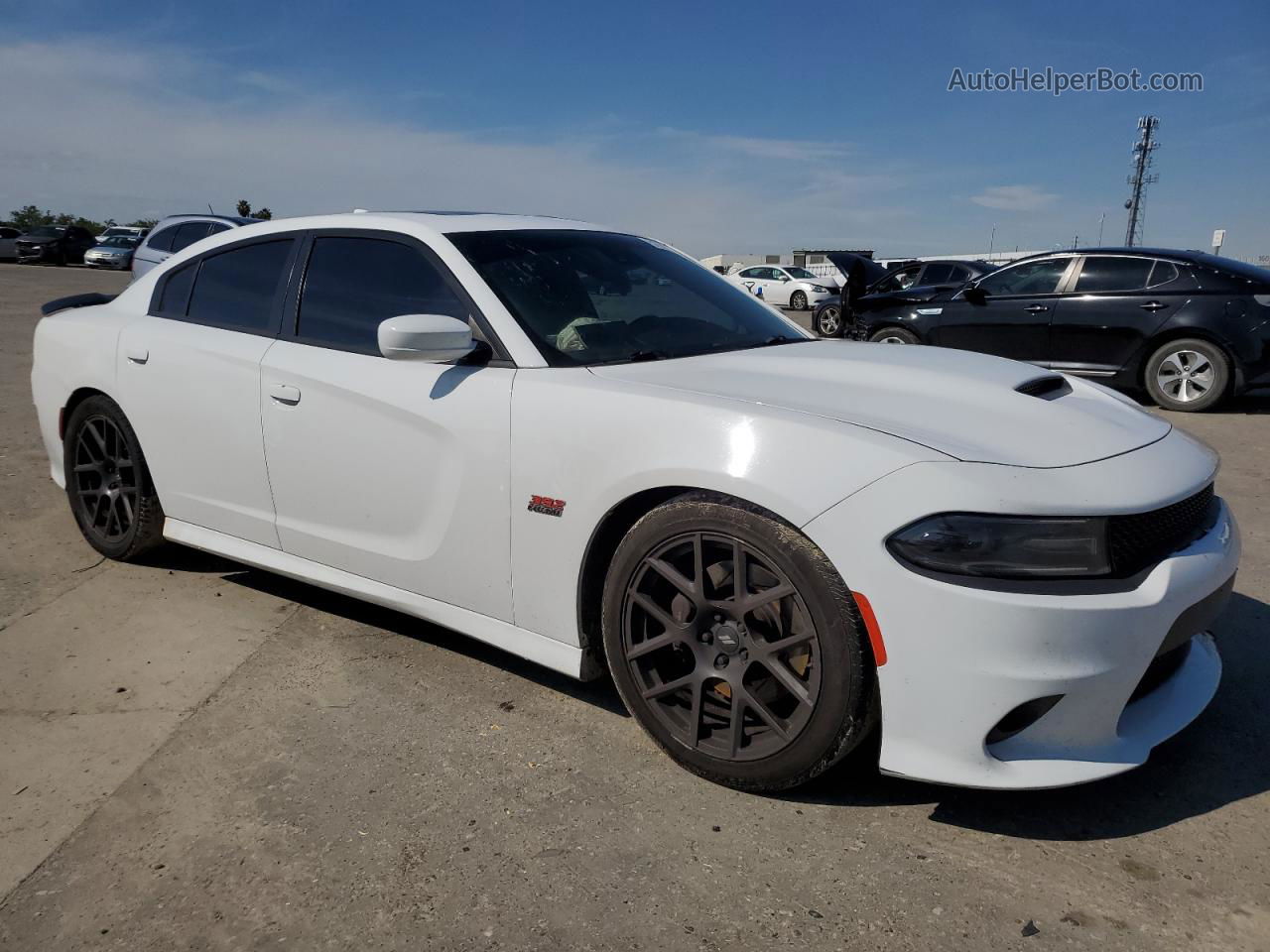 2018 Dodge Charger R/t 392 White vin: 2C3CDXGJ0JH158123