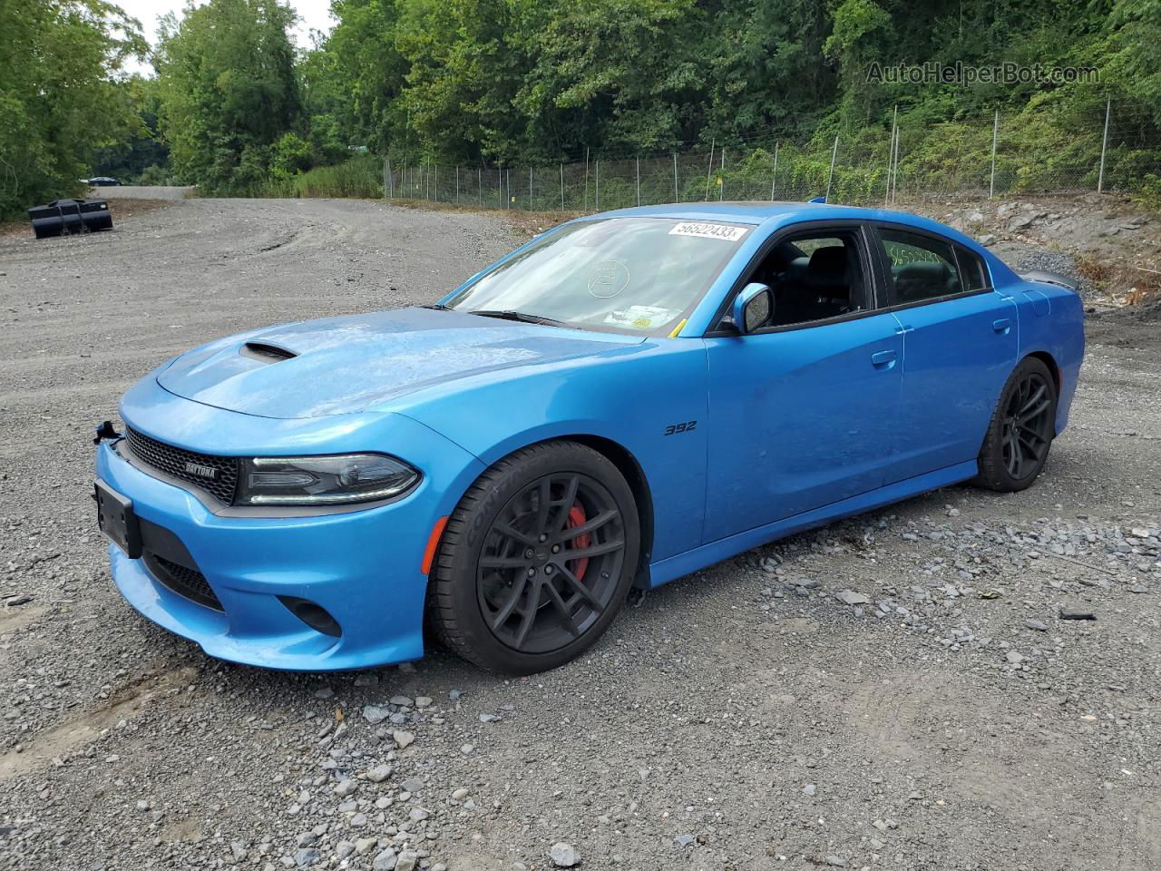 2018 Dodge Charger R/t 392 Blue vin: 2C3CDXGJ0JH297491