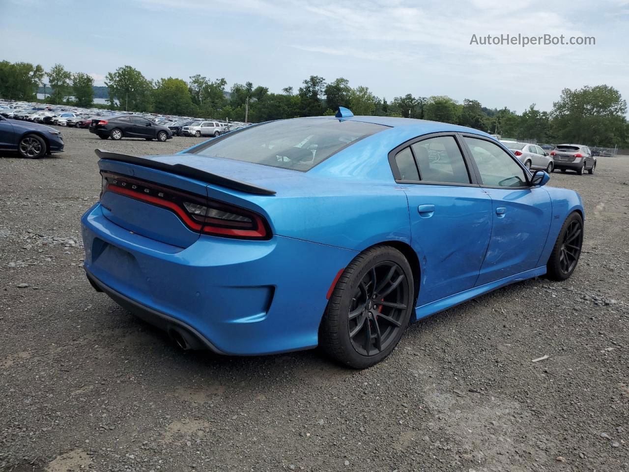 2018 Dodge Charger R/t 392 Синий vin: 2C3CDXGJ0JH297491