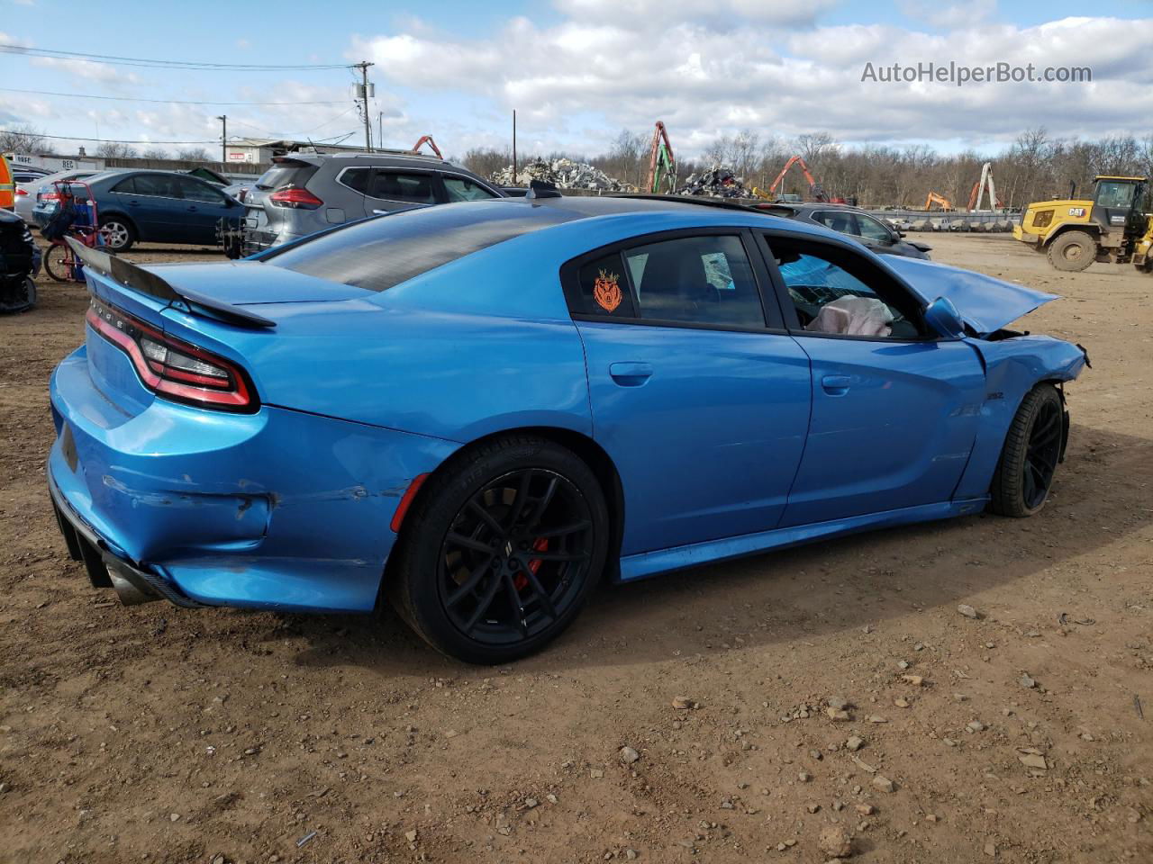 2018 Dodge Charger R/t 392 Синий vin: 2C3CDXGJ0JH306397