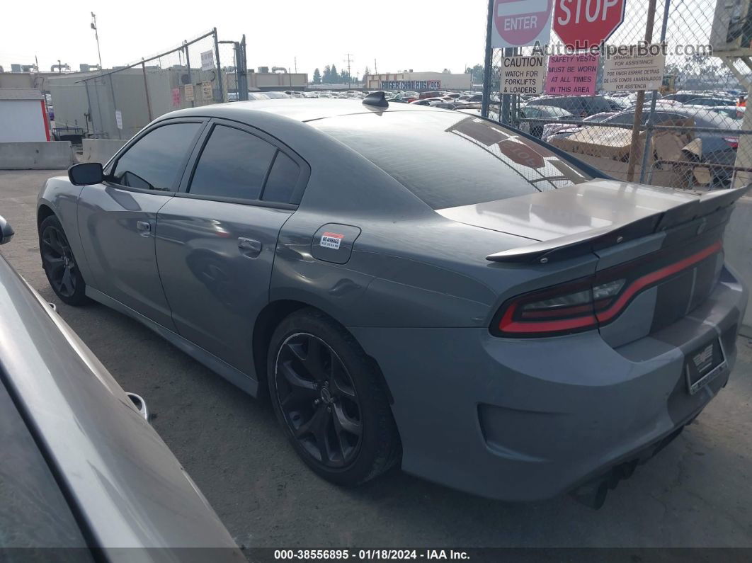 2018 Dodge Charger R/t Scat Pack Rwd Gray vin: 2C3CDXGJ0JH307307