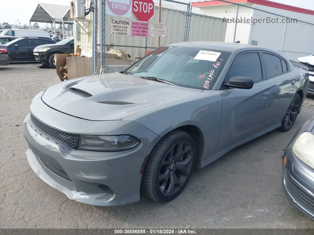 2018 Dodge Charger R/t Scat Pack Rwd Gray vin: 2C3CDXGJ0JH307307