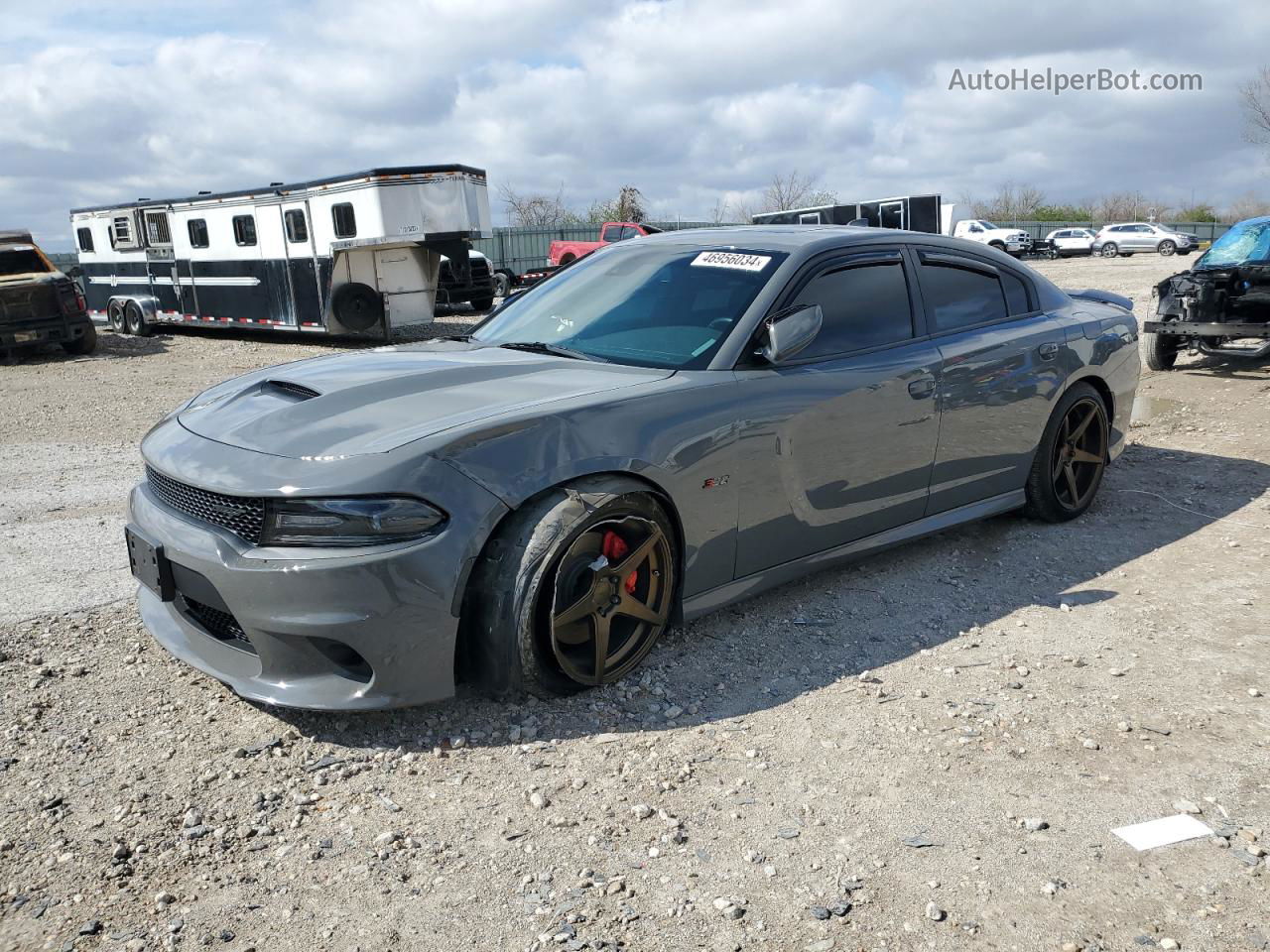 2018 Dodge Charger R/t 392 Gray vin: 2C3CDXGJ0JH312085