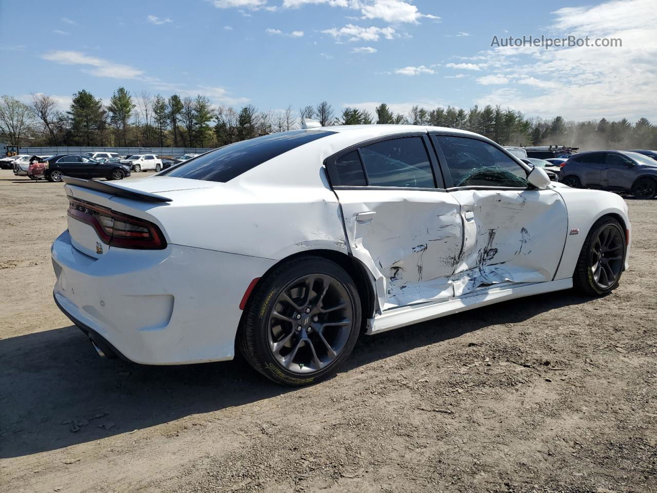 2021 Dodge Charger Scat Pack White vin: 2C3CDXGJ0MH511352