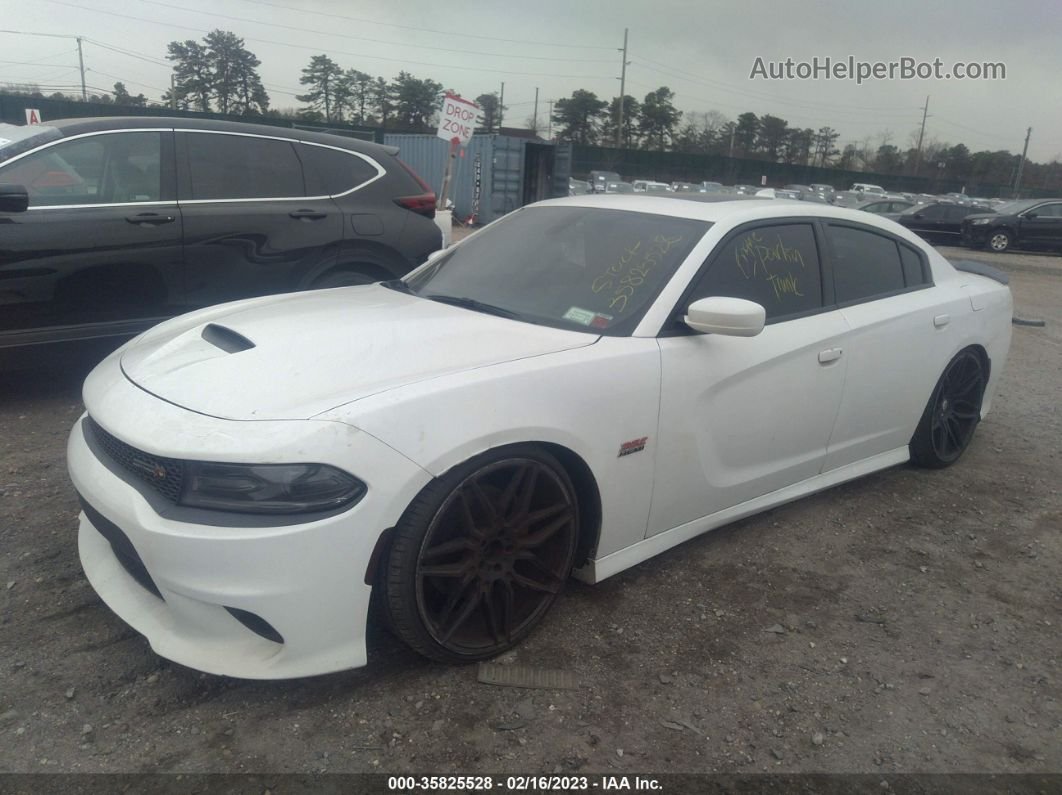 2016 Dodge Charger R/t Scat Pack White vin: 2C3CDXGJ1GH266498