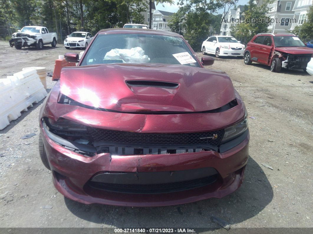 2018 Dodge Charger R/t Scat Pack Burgundy vin: 2C3CDXGJ1JH237168