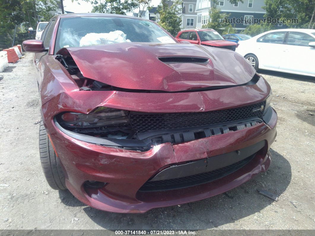 2018 Dodge Charger R/t Scat Pack Burgundy vin: 2C3CDXGJ1JH237168