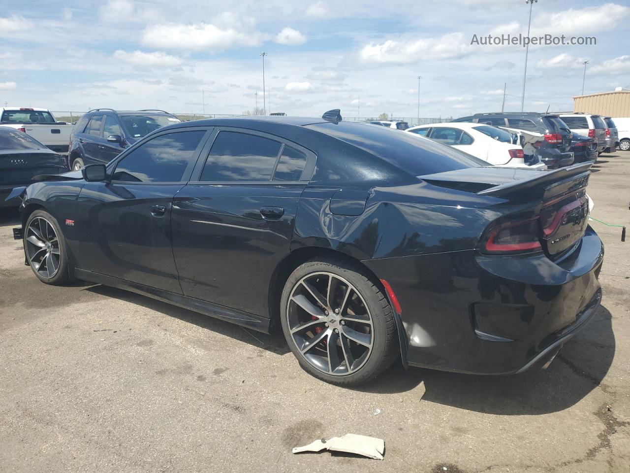 2018 Dodge Charger R/t 392 Черный vin: 2C3CDXGJ1JH283180