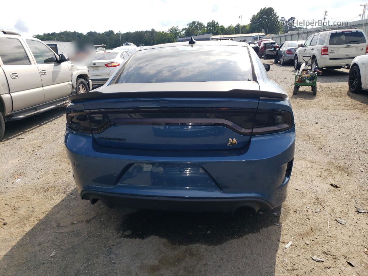 2021 Dodge Charger Scat Pack Blue vin: 2C3CDXGJ1MH527267