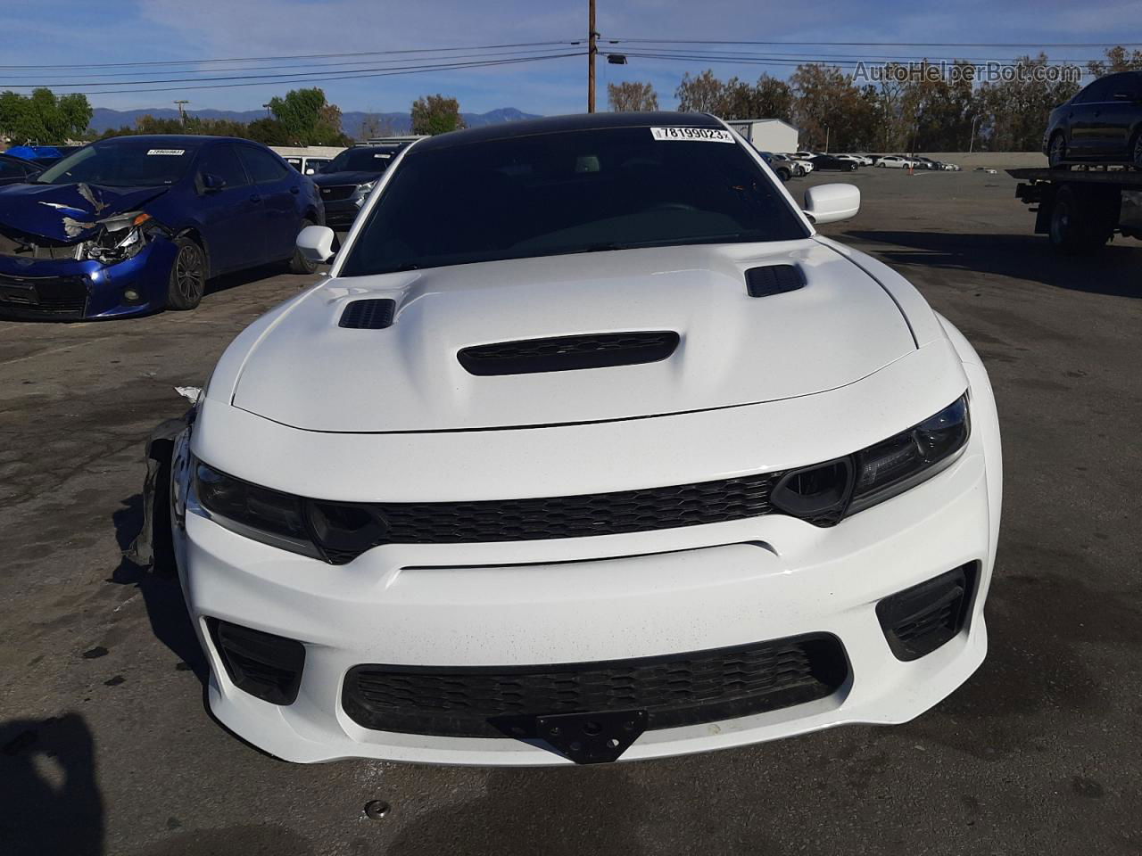 2021 Dodge Charger Scat Pack White vin: 2C3CDXGJ1MH537832