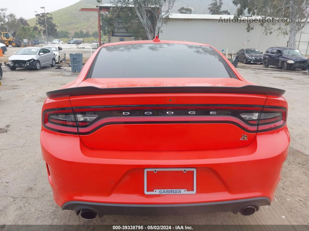 2021 Dodge Charger Scat Pack Rwd Orange vin: 2C3CDXGJ1MH540181