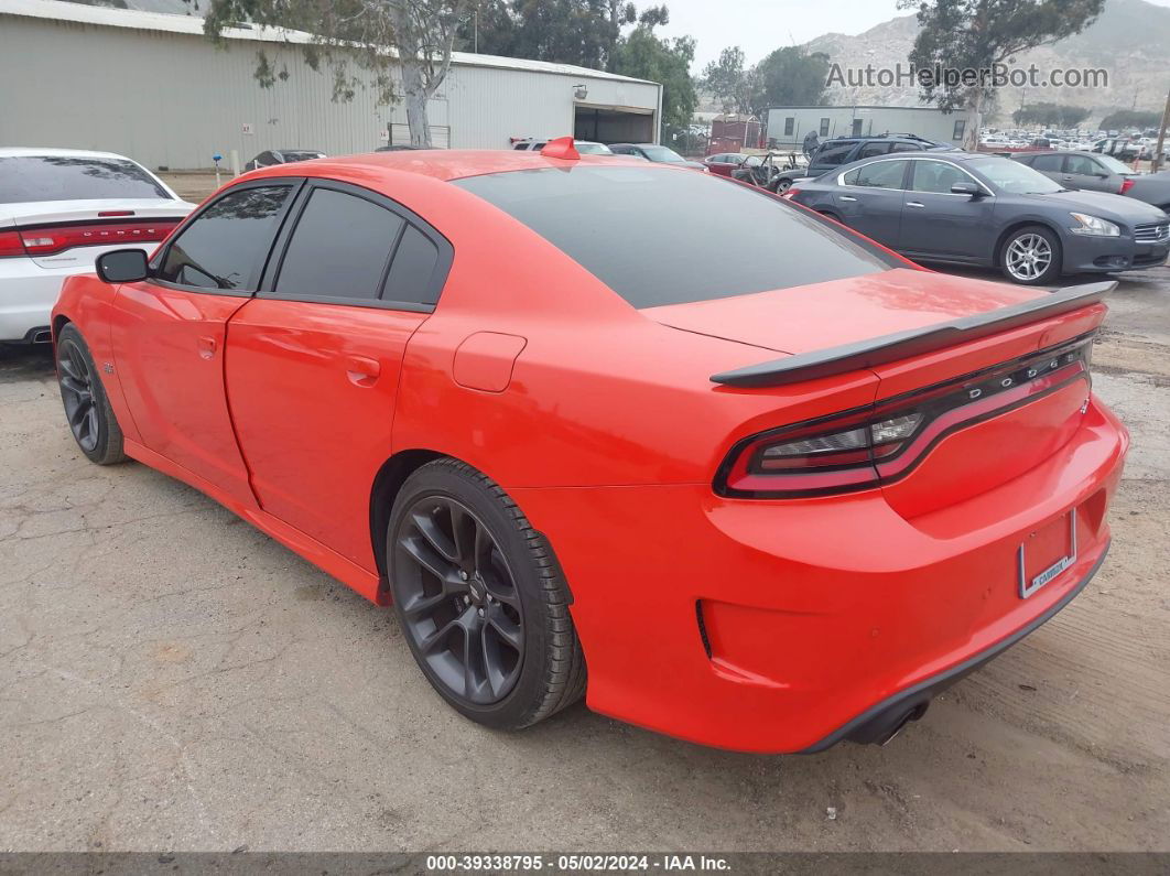 2021 Dodge Charger Scat Pack Rwd Orange vin: 2C3CDXGJ1MH540181