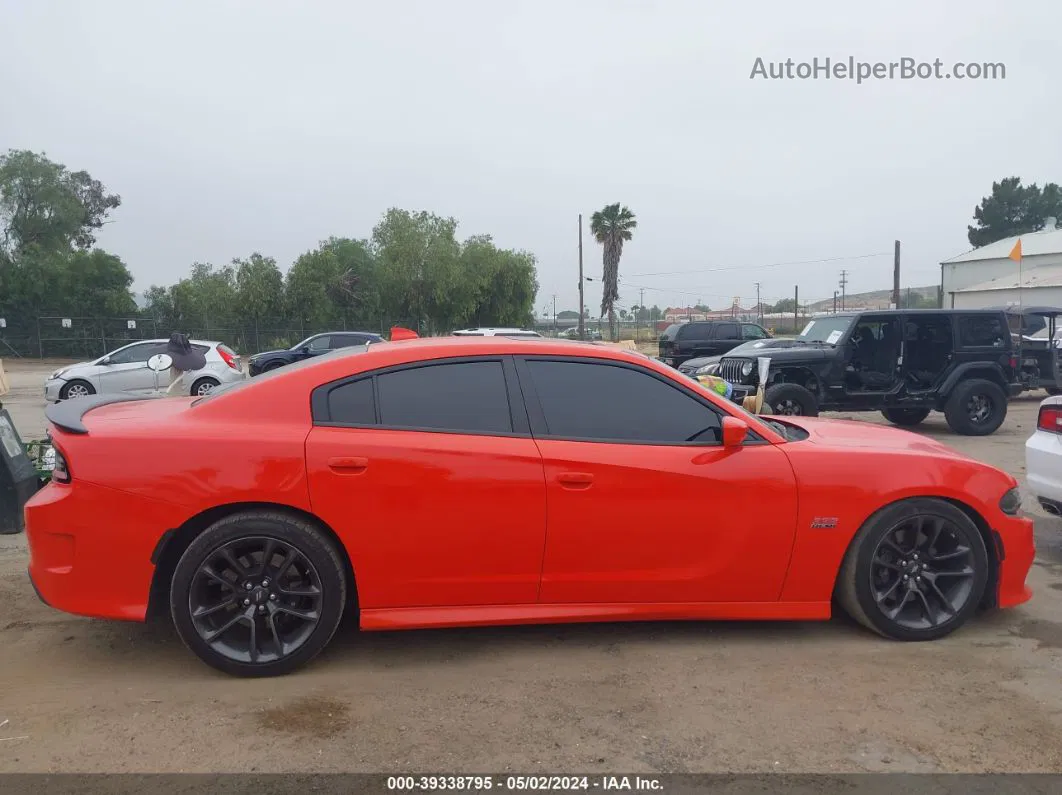 2021 Dodge Charger Scat Pack Rwd Orange vin: 2C3CDXGJ1MH540181