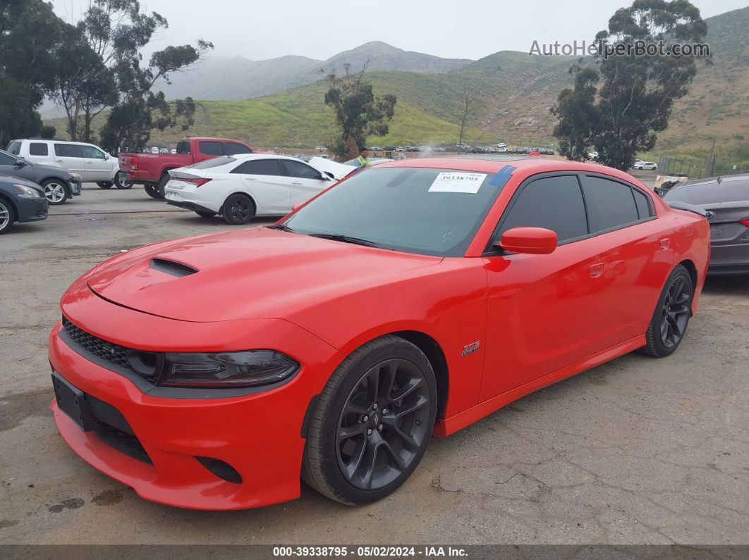 2021 Dodge Charger Scat Pack Rwd Orange vin: 2C3CDXGJ1MH540181