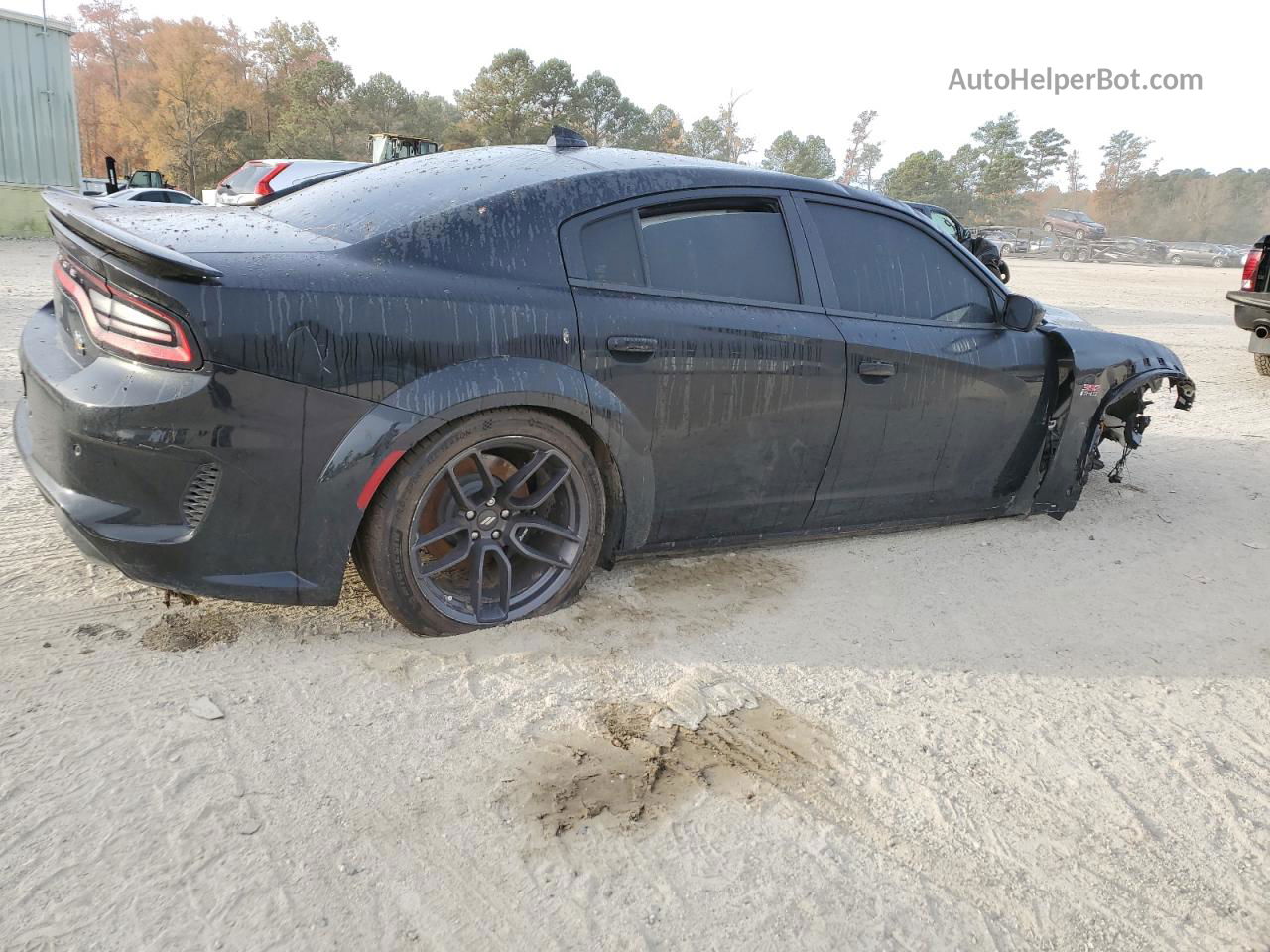 2021 Dodge Charger Scat Pack Черный vin: 2C3CDXGJ1MH553416