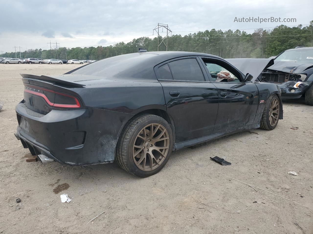 2021 Dodge Charger Scat Pack Черный vin: 2C3CDXGJ1MH557062