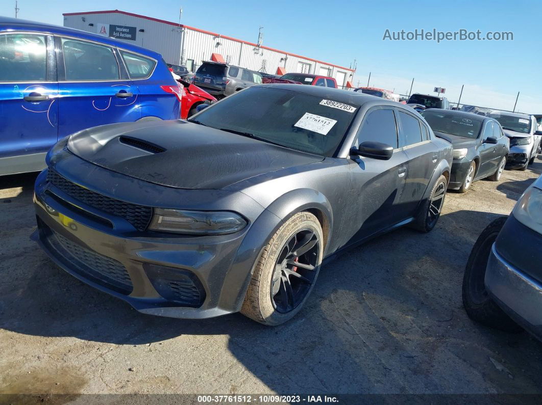 2021 Dodge Charger Scat Pack Widebody Rwd Gray vin: 2C3CDXGJ1MH596301