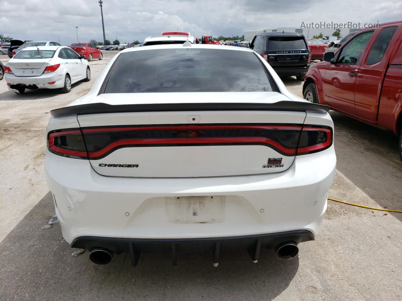 2018 Dodge Charger R/t 392 White vin: 2C3CDXGJ2JH185873