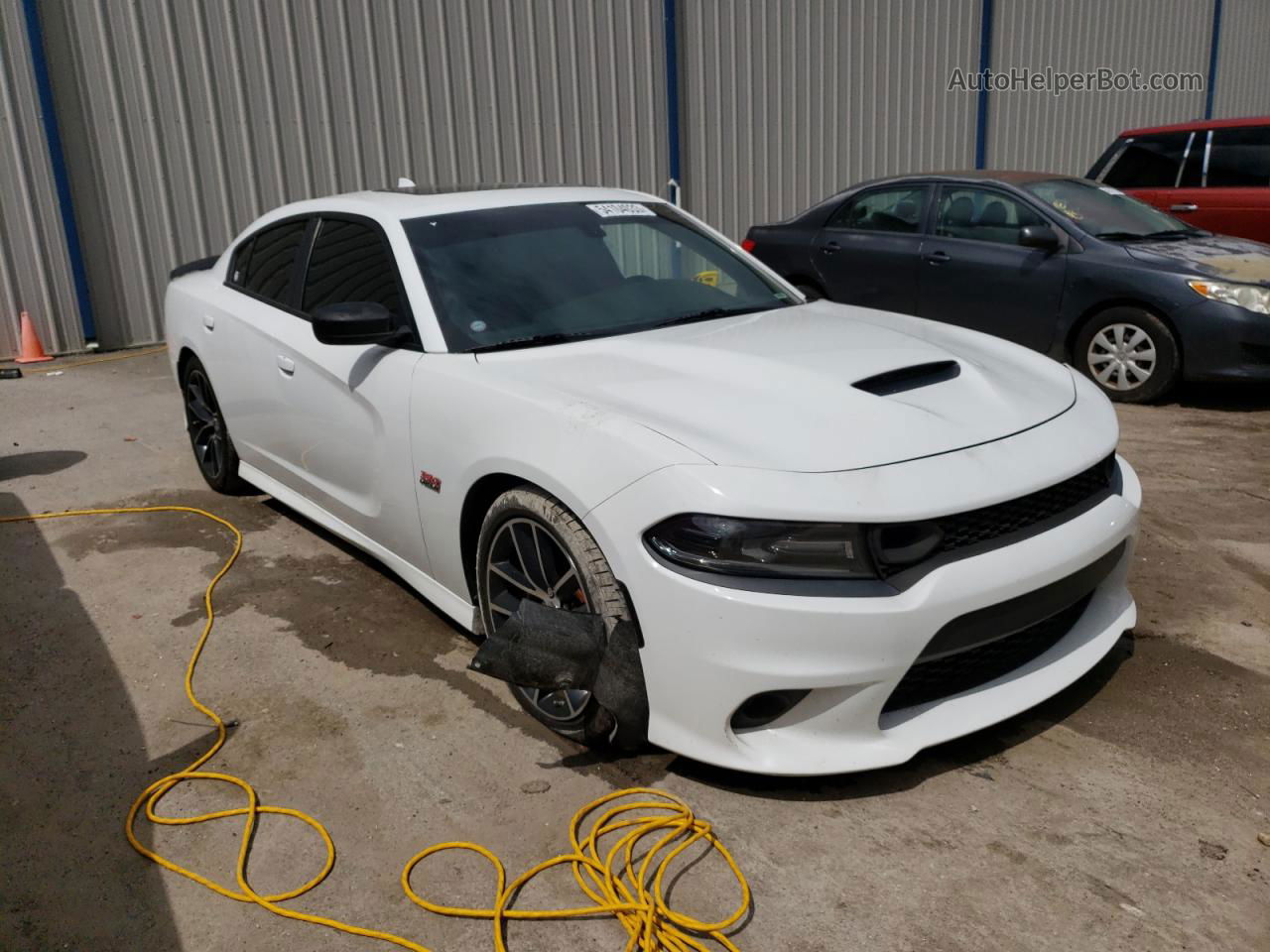 2018 Dodge Charger R/t 392 White vin: 2C3CDXGJ2JH185873