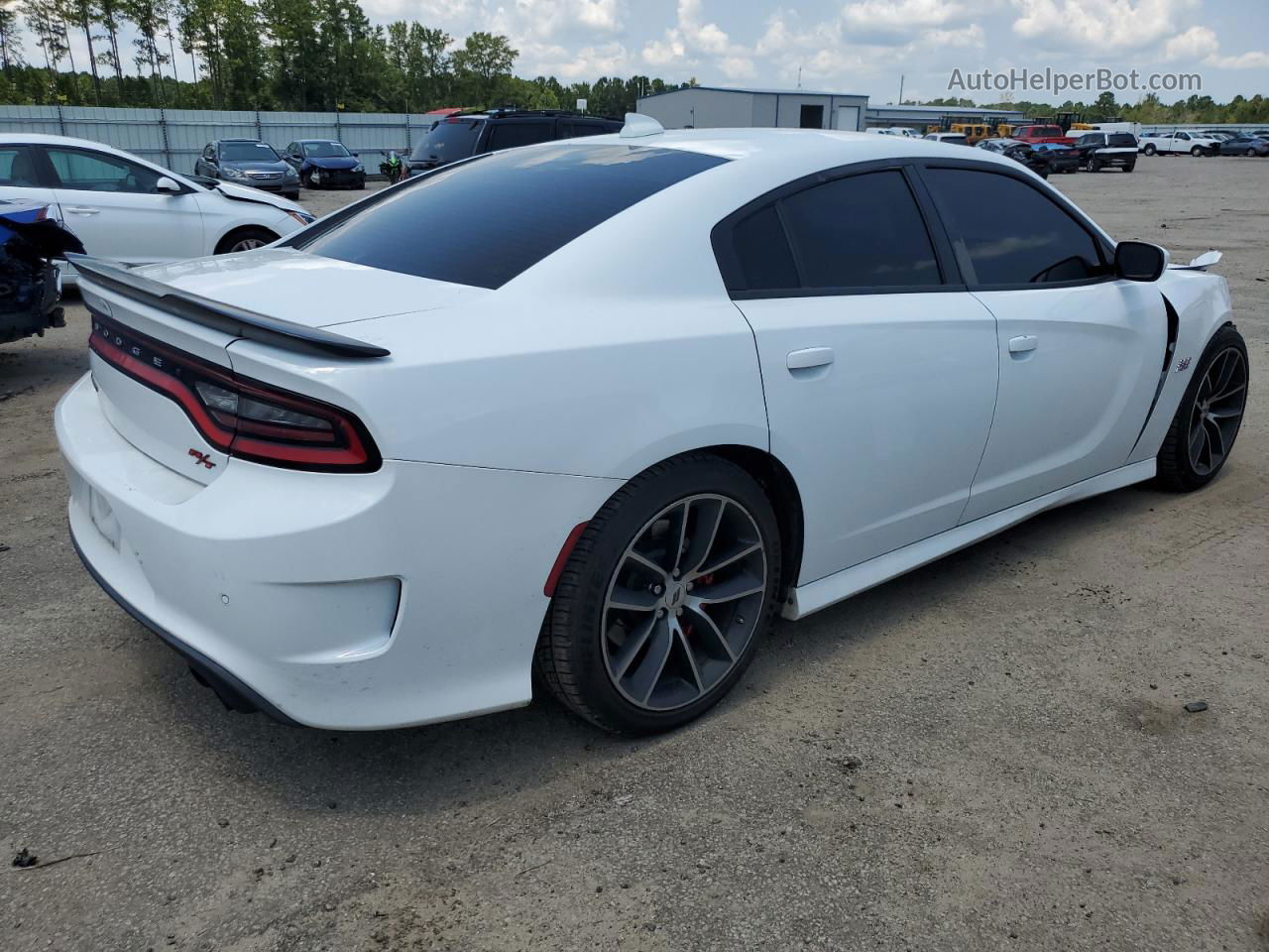 2018 Dodge Charger R/t 392 White vin: 2C3CDXGJ2JH218001